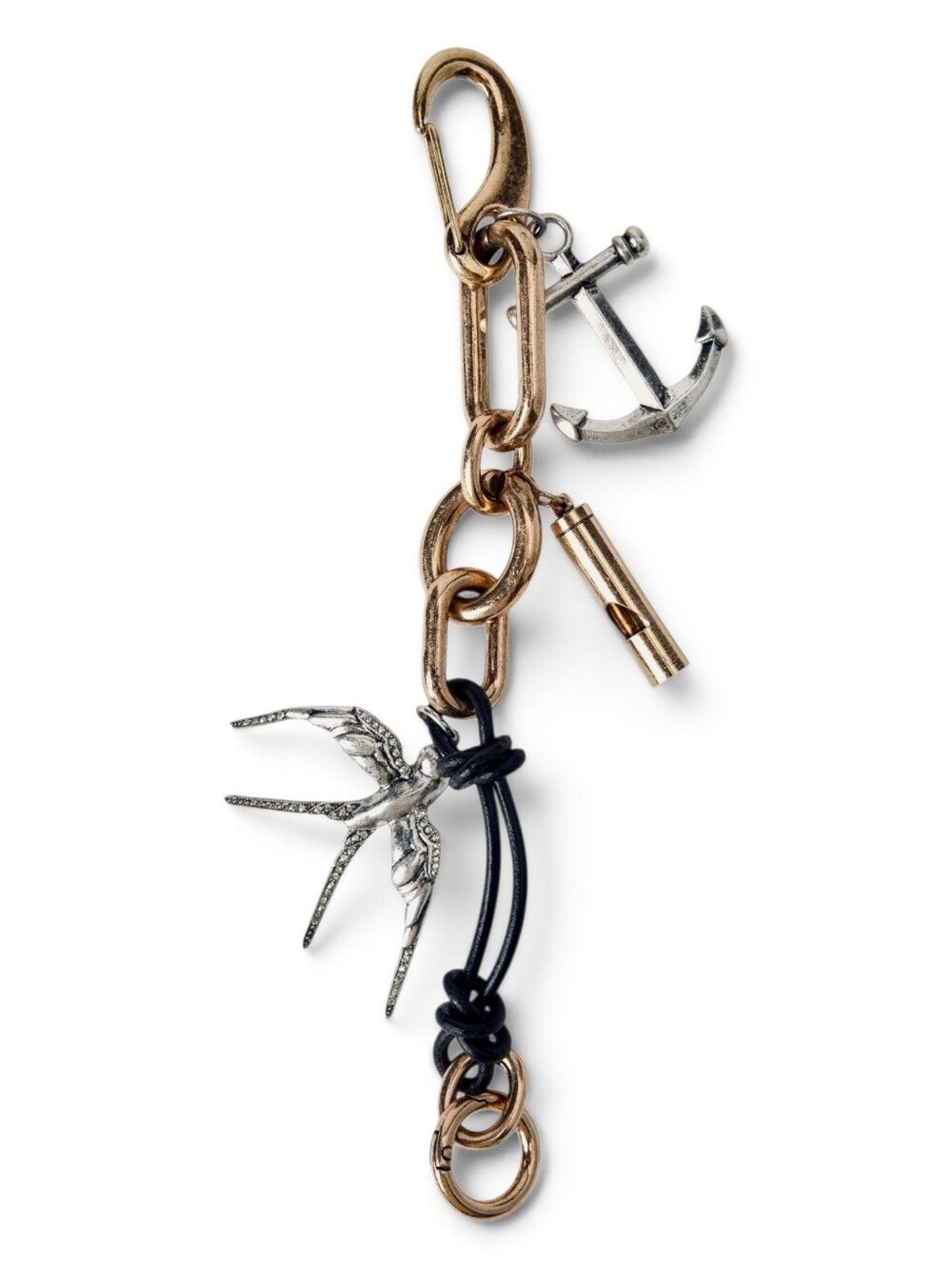 ZARA x KATE MOSS x BOBBY GILLESPIE Multi-Position Bag Charm Key Ring